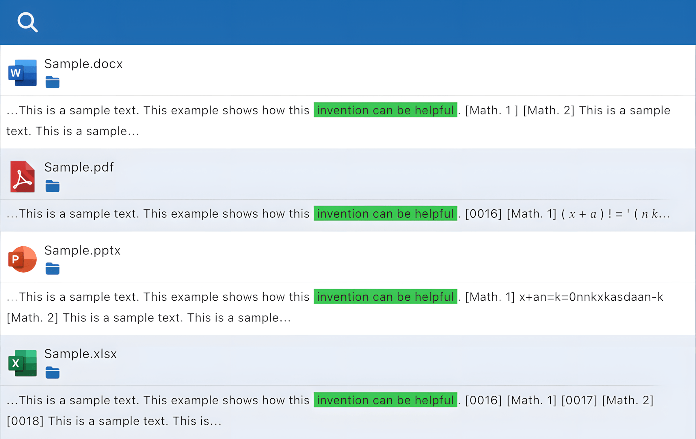 Search Feature search feature